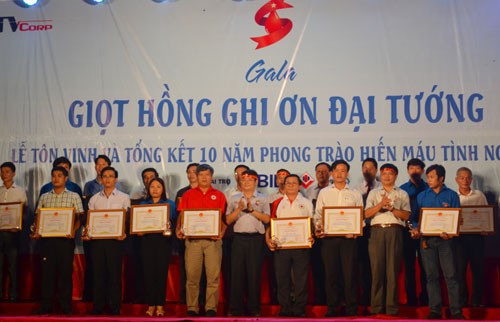 Blood drive commemorates General Vo Nguyen Giap - ảnh 1